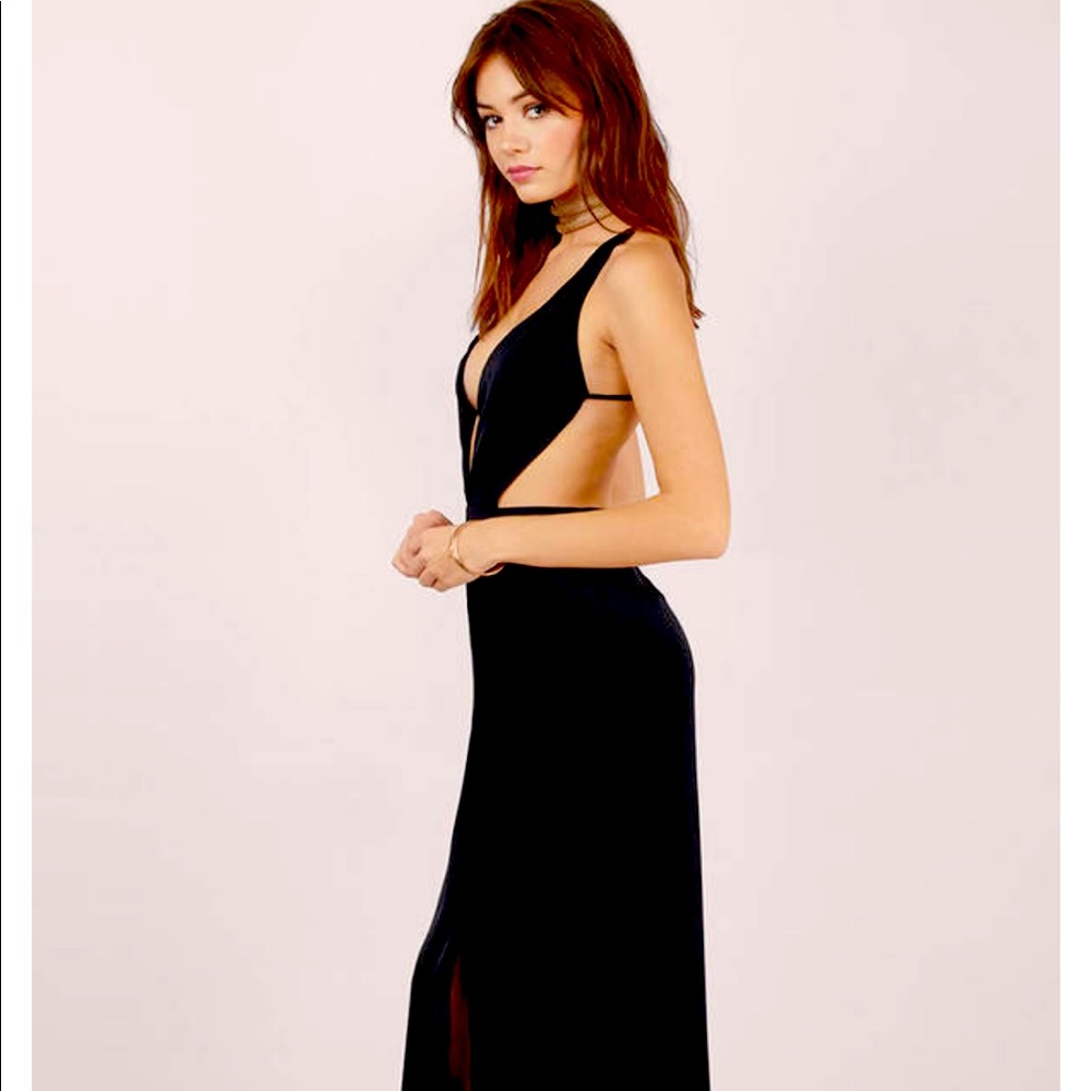 Tobi black maxi dress
